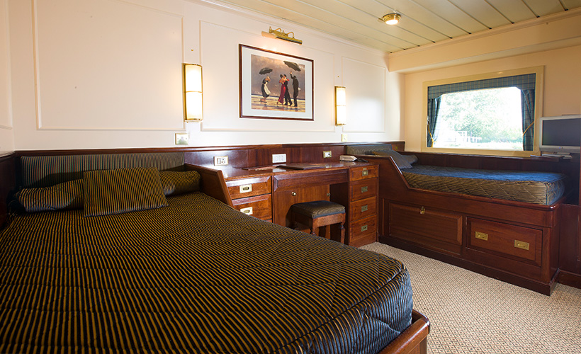 A Category Two Cabin on the David Roberts Deck on the Lord of the Glens cruise ship