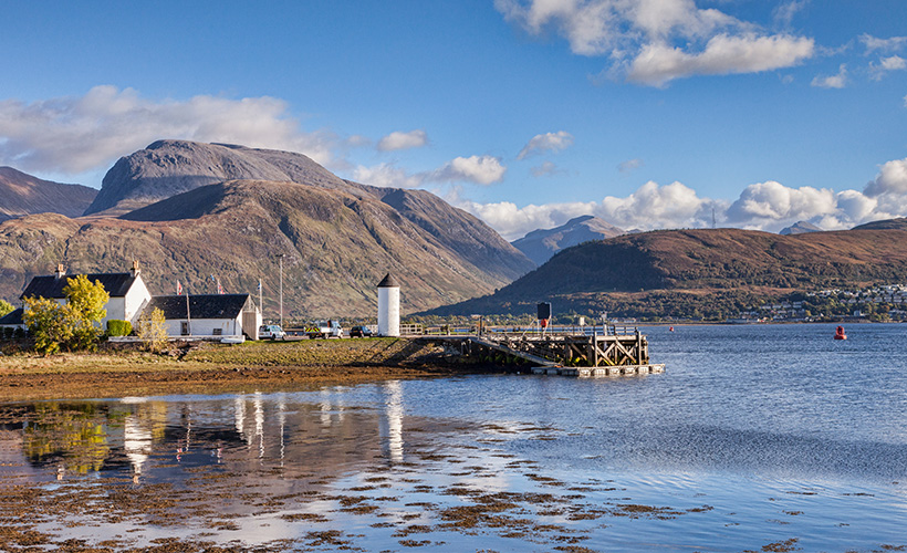 Corpach and Ben Nevis by Fort William
